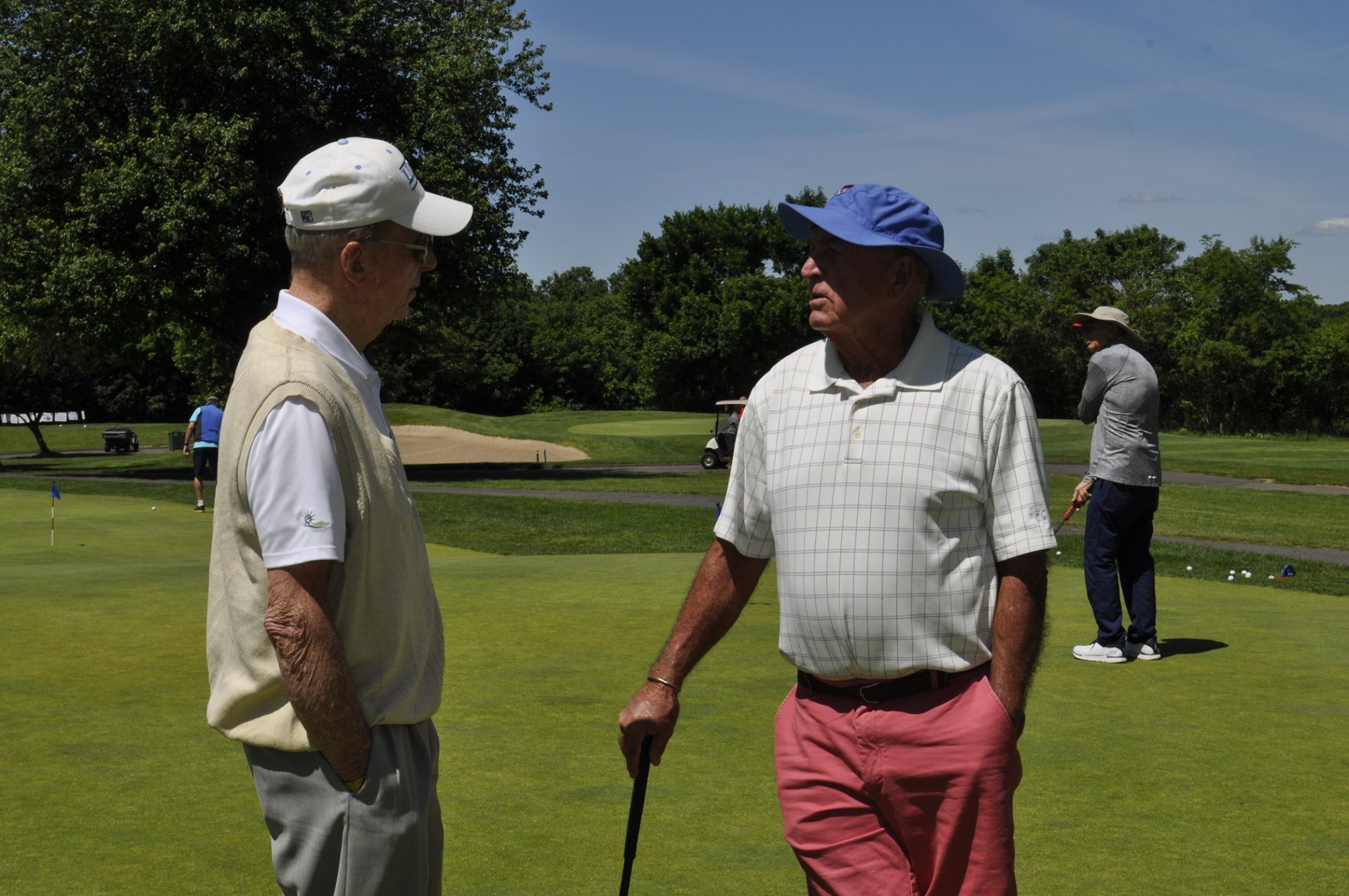 Staten Island Sports Hall of Fame golfers Ed Sorge (left), and Jim Albus (right)